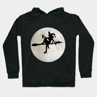 Witch on a broomstick Hoodie